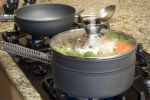 LloydPans Kitchenware USA Made Hard-Anodized 12 Inch Steamer Insert