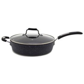 THE ROCK(TM) by Starfrit(R) 11" Deep-Fry Pan with Lid & Bakelite(R) Handles