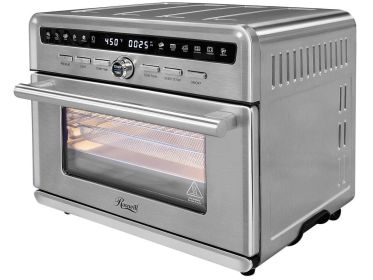 Rosewill Air Fryer Convection Toaster Oven, Stainless Steel Exterior, Family Size 26.4 Quart Family Size Capacity,
