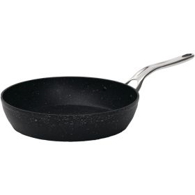 THE ROCK by Starfrit 060312-006-0000 THE ROCK by Starfrit Fry Pan with Stainless Steel Handle (10")(D0102HHUT1W)