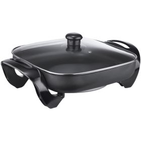Brentwood Appliances SK-65 Nonstick Electric Skillet with Glass Lid (1,300W; 12")(D0102HHW7YV)