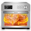 Air Fryer Toaster Oven, 24Quart LCD Countertop Convection Airfryer with Rotisserie and Dehydrator, Oil-Free,  RT(D0102HP6FG7)