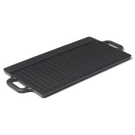THE ROCK by Starfrit 032225-003-0000 THE ROCK by Starfrit Traditional Cast Iron Reversible Grill/Griddle(D0102HPM3NA)