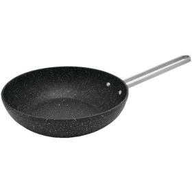 THE ROCK by Starfrit 030279-006-0000 THE ROCK by Starfrit 7.08" Personal Wok Pan with Stainless Steel Wire Handle(D0102HPM957)