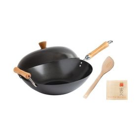 JOYCE CHEN J21-9971 4-Piece Nonstick Wok Set(D0102HPM9SW)