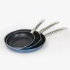 Recook Cookware Sets, Nonstick Pots and Pans Setâ€“ 3pc, Kitchen Frying Pan Sets, Induction Cooking Pan Set,  Safe