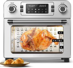 23L Air Fryer Oven 1700W Convection Roaster Muti-functional Toaster Oilless(D0102HPZ6EV)