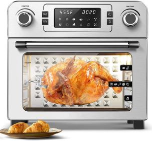 23L Air Fryer Oven 1700W Convection Roaster Muti-functional Toaster Oilless(D0102HPZ6EV)