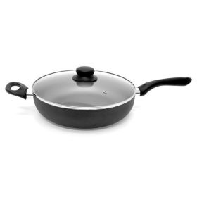 Starfrit Starbasix 034458-002-0000 11-Inch Nonstick Aluminum Deep Fry Pan with Lid(D0102HPZ7KV)