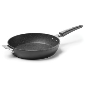 THE ROCK by Starfrit 034715-004-0000 THE ROCK by Starfrit 11-Inch Fry Pan/Round Dish with T-Lock Detachable Handle(D0102HPZHQG)