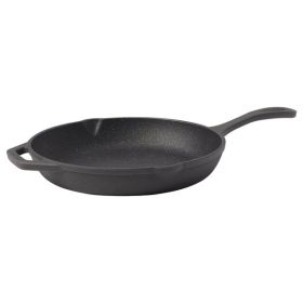 THE ROCK by Starfrit 032223-002-0000 THE ROCK by Starfrit Cast Iron Skillet (10-Inch)(D0102HPZXFA)