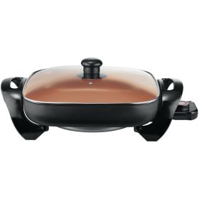 Brentwood Appliances SK-66 12-Inch Nonstick Copper Electric Skillet(D0102HXGW5W)