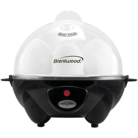 Brentwood Appliances TS-1045BK Electric Egg Cooker with Auto Shutoff (Black)(D0102HXL5TV)