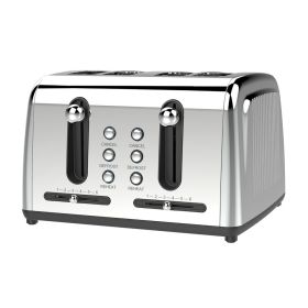 Brentwood Appliances TS-446S Extra Wide Slot 4-Slice Toaster(D0102HXLGCW)
