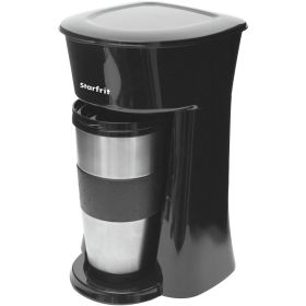 Starfrit 024002-004-0000 Single-Serve Drip Coffee Maker with Bonus Travel Mug(D0102HXQ9UW)
