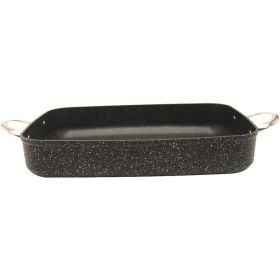 THE ROCK by Starfrit 060735-003-0000 THE ROCK by Starfrit Oven Dish with Stainless Steel Handles (10-Inch x 13-Inch x 2.5-Inch, Square)(D0102HXX5WG)