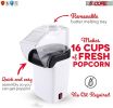 Popcorn Machine Hot Air Electric Popper Kernel Corn Maker Bpa Free No Oil 5 Core POP(D0102HHDF72)