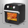 12.7QT 1600W Electric Rotisserie Dehydrator Convection Air Fryer Toaster Oven(D0102HEBJCU)