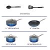 Cookware Sets, Nonstick Pots and Pans Setâ€“ 9pc, Kitchen Cookware Sets,