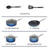 Cookware Sets, Nonstick Pots and Pans SetÃ¢â‚¬â€œ 9pc, Kitchen Cookware Sets,