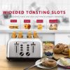 4-slice stainless steel toaster(D0102HPDSB7)