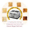 4-slice stainless steel toaster(D0102HPDSB7)