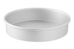 LloydPans Kitchenware 6,8,10 and 12 inch, 2 inch deep Round Cake Pan Set