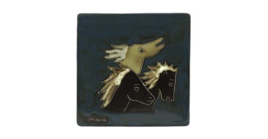 Tiles/Trivets 6x6 (Style: Horses Southwestern)